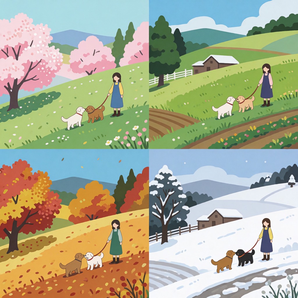 산너머 목장일기 사계